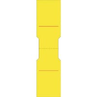 つくし工房 つくし ケーブルタグ二つ折式 黄色無地(10枚1組)