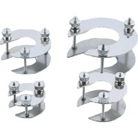 東京硝子器械 TGK ボール用クランプ 金属三方締付型#35用 371500814 1個