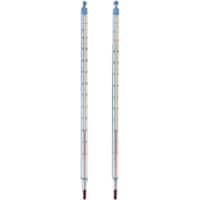 東京硝子器械 TGK 赤液二重管温度計 0100℃ 300L 801530802 1本