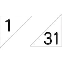 つくし工房 つくし No.4S用 日付用数字マグネットセット