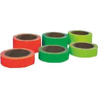 つくし工房 つくし 蛍光テープ レモンイエロー 30mm幅×10m