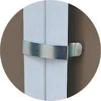 つくし工房 つくし スチール製フラット掲示板専用連結金具 9004 1個