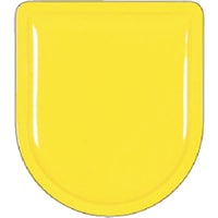 つくし工房 つくし ワッペン 黄色無地 888Y 1枚