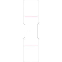 つくし工房 つくし ケーブルタグ二つ折式 白無地(10枚1組)