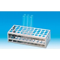 東京硝子器械 TGK 試験管台 ステン板抜製15φ×40本掛 419512513 1台