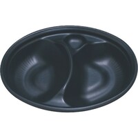 遠藤商事 TKG 梅津商店 SDビストロ M2418仕切付 本体 (50入)黒 GBS0601 1個