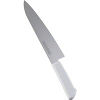 遠藤商事 TKG マスターコック 抗菌カラー庖丁 牛刀 MCGK240 ホワイト AMSE3241B 1個