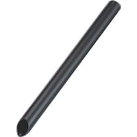 遠藤商事 TKG シバセ タピオカストロー 片先ストレート裸 (130本箱入)No.646 黒 EST5302 1個