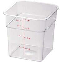 遠藤商事 TKG キャンブロ 角型フードコンテナークリアー 4SFSCW AHC03004 1個