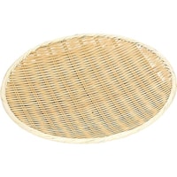 遠藤商事 TKG 竹製 樹脂渕丸盆ザル 27cm ABVB704 1個