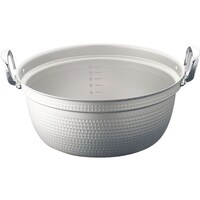 遠藤商事 TKG ホクア マイスター アルミ極厚円付鍋 (目盛付)30cm