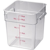 遠藤商事 TKG キャンブロ 角型フードコンテナークリアー 18SFSCW AHC03018 1個