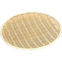 遠藤商事 TKG 竹製 樹脂渕丸盆ザル 24cm ABVB703 1個