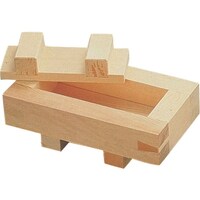 遠藤商事 TKG 雅うるし工芸 木製 大阪寿司 1ッ山(桧材) BSS20 1個