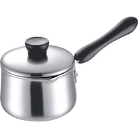 遠藤商事 TKG KOINU エルム IH 3層鋼 ミルクパン 14cm AEL0101 1個