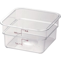 遠藤商事 TKG キャンブロ 角型フードコンテナークリアー 2SFSCW AHC03002 1個