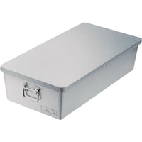 遠藤商事 TKG オオイ金属 アルマイト 給食用パン箱浅型(蓋付) 260 60個入 APV16 1個