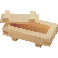 遠藤商事 TKG 雅うるし工芸 木製 大阪寿司 2ッ山(桧材) BSS21 1個