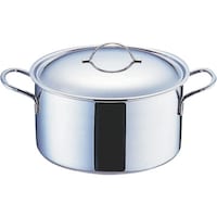 遠藤商事 TKG deBUYER(デバイヤー) 1810プライオリティ 半寸胴鍋(蓋付) 369424 デバイヤー AHV663 1個