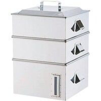 遠藤商事 TKG SA電磁専用業務用角蒸器 2段 36cm AMSA0036 1個