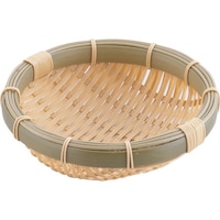 遠藤商事 TKG 萬洋 樹脂 身竹丸ざる 深 18号 AZL7004 1個