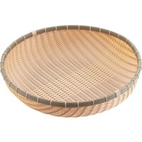 遠藤商事 TKG 萬洋 樹脂 身竹丸ざる 深 60号 AZL7009 1個