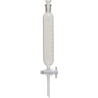 東京硝子器械 TGK 透明摺合円筒分液ロート平栓目盛100mL15/25 079137302 1個