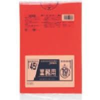 東京硝子器械 TGK 業務用ポリ袋 45L 赤 10枚入