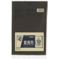 東京硝子器械 TGK 業務用ポリ袋 45L 茶 10枚入