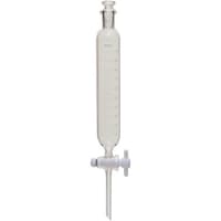 東京硝子器械 TGK 透明摺合円筒分液ロート平栓目盛50mL 15/25 079137301 1個
