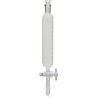 東京硝子器械 TGK 透明摺合円筒分液ロート平栓目盛200mL1919 079137403 1個