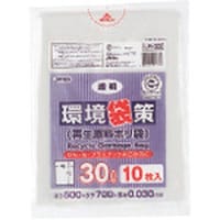 東京硝子器械 TGK 環境袋策 30L 透明 10枚入