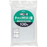 東京硝子器械 TGK チャック付ポリ袋 JG4 100枚入