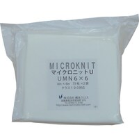 橋本クロス 橋本 マイクロニットU(薄手)UMN6×6 6in×6in 75枚×2×10袋入 UMN6X6 1箱