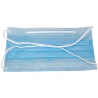 橋本クロス 橋本 呼吸がラクマスク ブルー 2層・頭掛け 100枚×30箱 HV102HLB 1Cs(3000枚)