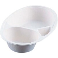 遠藤商事 TKG パルプモールドカレー皿仕切付(50枚入) MZ2