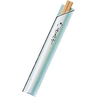 遠藤商事 TKG 割箸袋入 茶線 白樺元禄 20.5cm (1ケース100膳×40入)