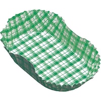 遠藤商事 TKG アヅミ産業 紙カップ ココケース小判型(500枚入) 10号 緑