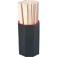 遠藤商事 TKG 福井クラフト 八角木目箸立て 黒天朱(ABS) 82013600 RHS57 1個