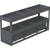 ジェフコム DENSAN バンキャビネット(サイド棚) SCTS04 1個