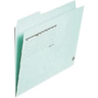 プラス PLUS 87205)カットフォルダー 3山 FL063IF A4 青 FL063IFBL 1Pk(3冊)