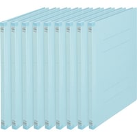 プラス PLUS 79431)フラットF背補強 10冊 A4S NO.021S Rブルー