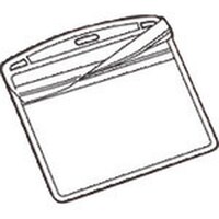 プラス JTX 240066)名札用替ケスC名刺型横100枚 B076J10