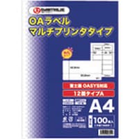 プラス JTX 46528)OAマルチラベルA 12面100枚 A128J