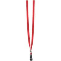 プラス JTX 860207)再生ルプ式名札用ひも 赤10本 B651JR