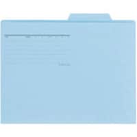 プラス PLUS 87432)個別フォルダー FL082IF A4E Rブルー 50枚