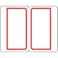 プラス JTX 192194)インデックスラベル大 赤 B054JLR B054JLR 1Pk(20枚)