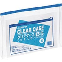 プラス JTX 260064)クリアケス横型マチ付 B5X5枚 D088J5B5 D088J5B5 1Pk(5枚)
