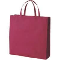 プラス JTX 871057)不織布手提げバッグ小10枚ワインB450JWN