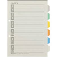 プラス JTX 381298)再生インデックスA4S 6色6山10組 D137J6Y